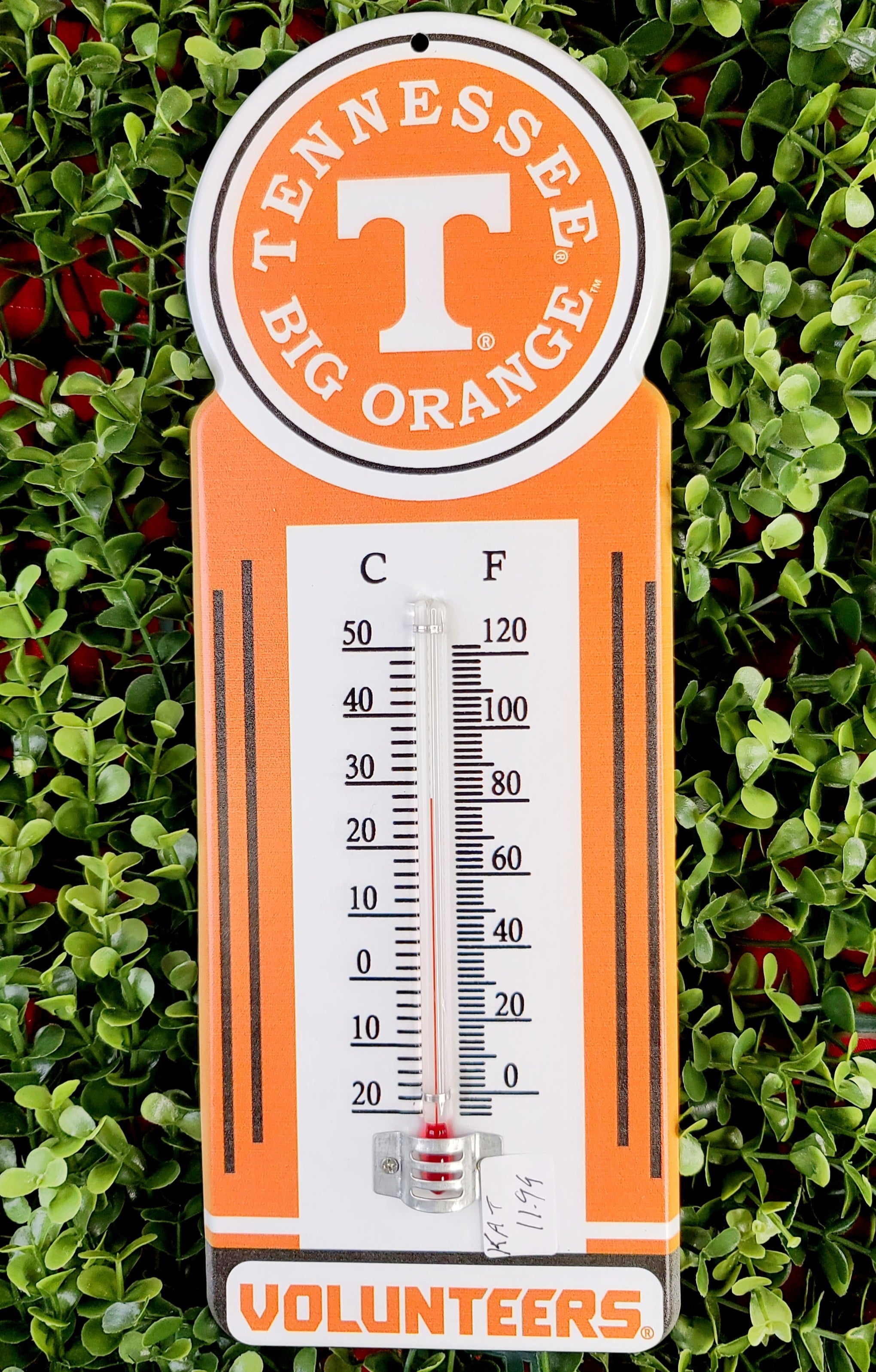 Outdoor Thermometer - "Tennessee Big Orange"